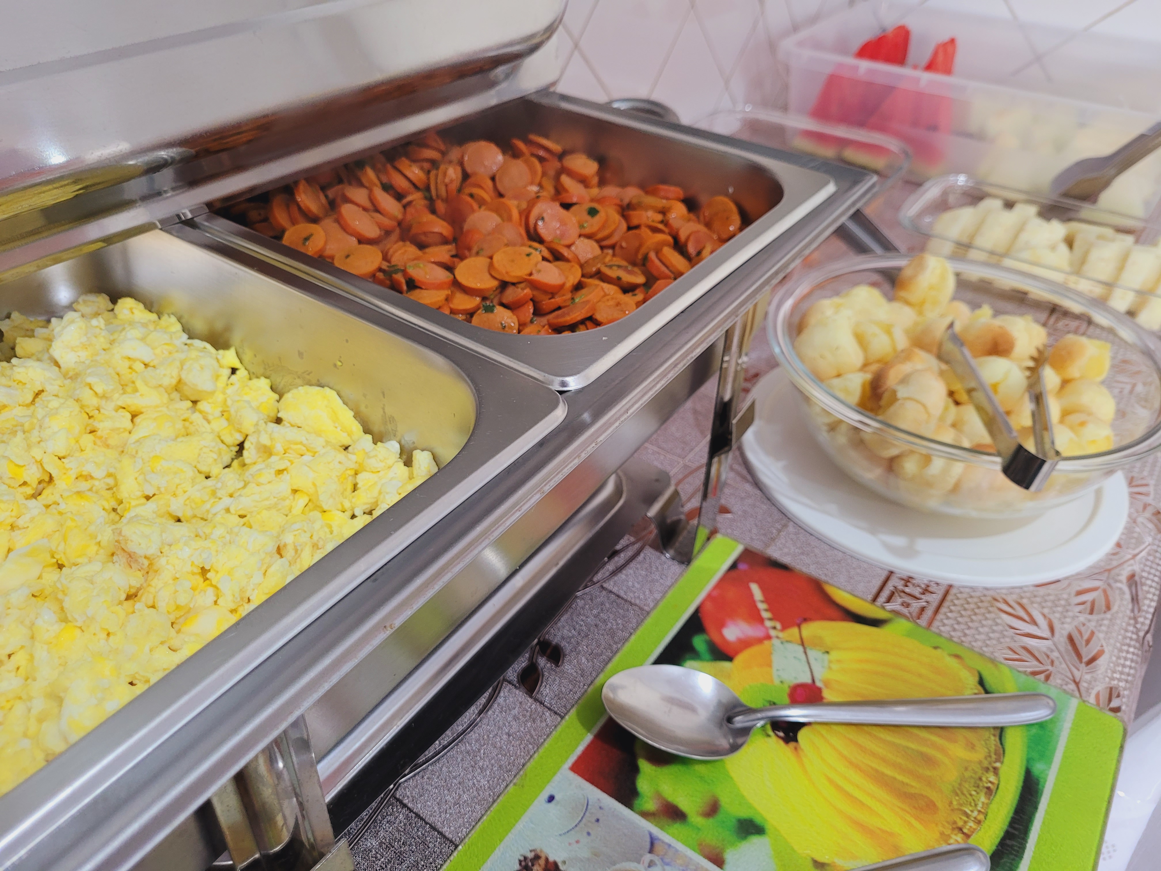 Café da manhã da Pousada Viva Ubatuba