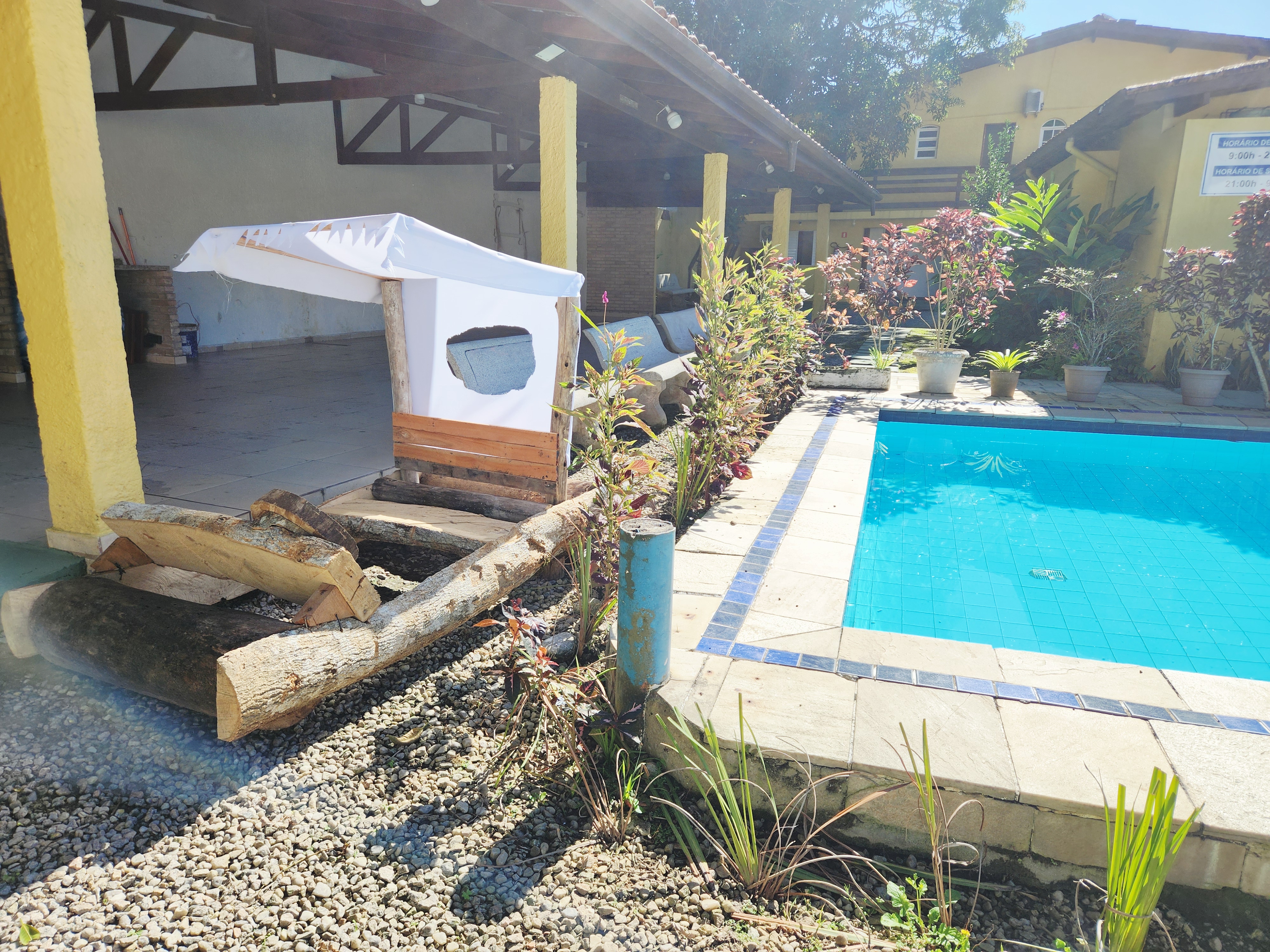 Piscina da Pousada Viva Ubatuba