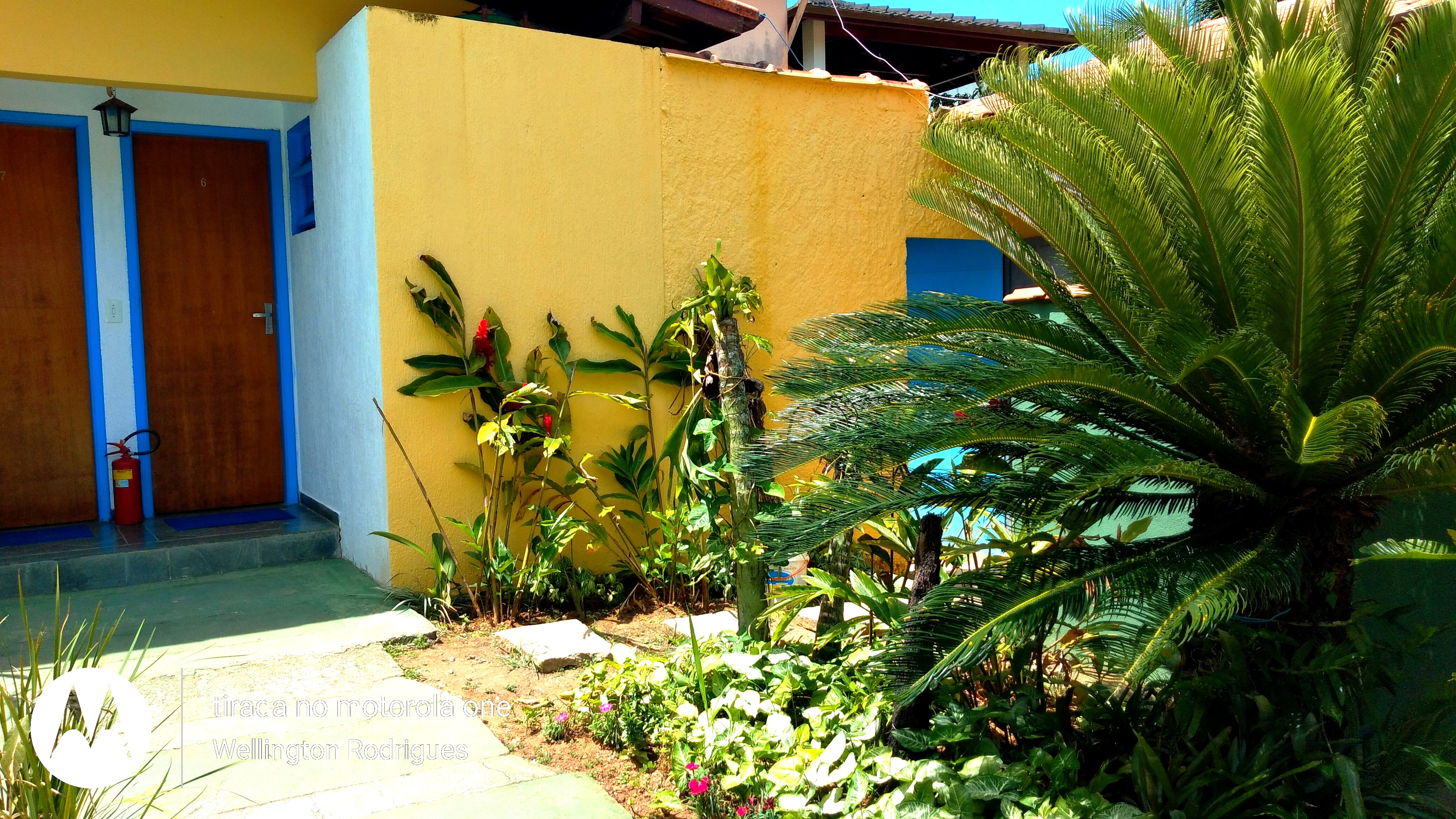 Área externa da Pousada Viva Ubatuba